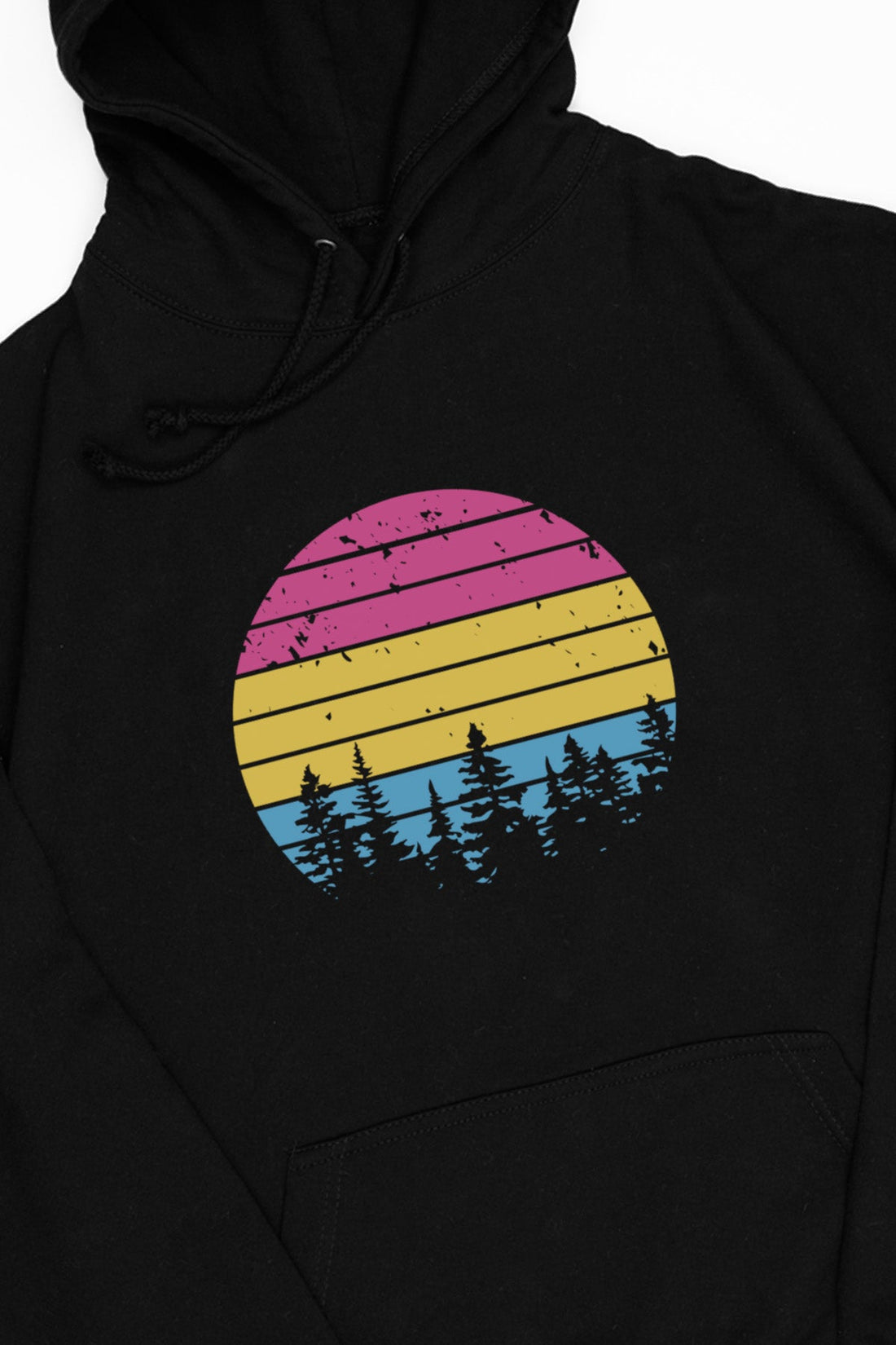 Retro Sunset Pansexual Hoodie