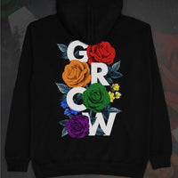 Floral Grow Rainbow Hoodie