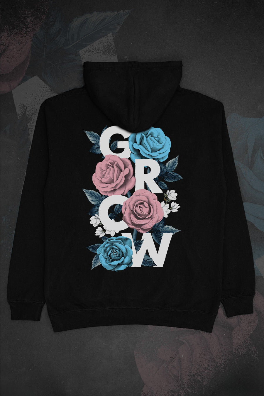 Floral Grow Transgender Hoodie