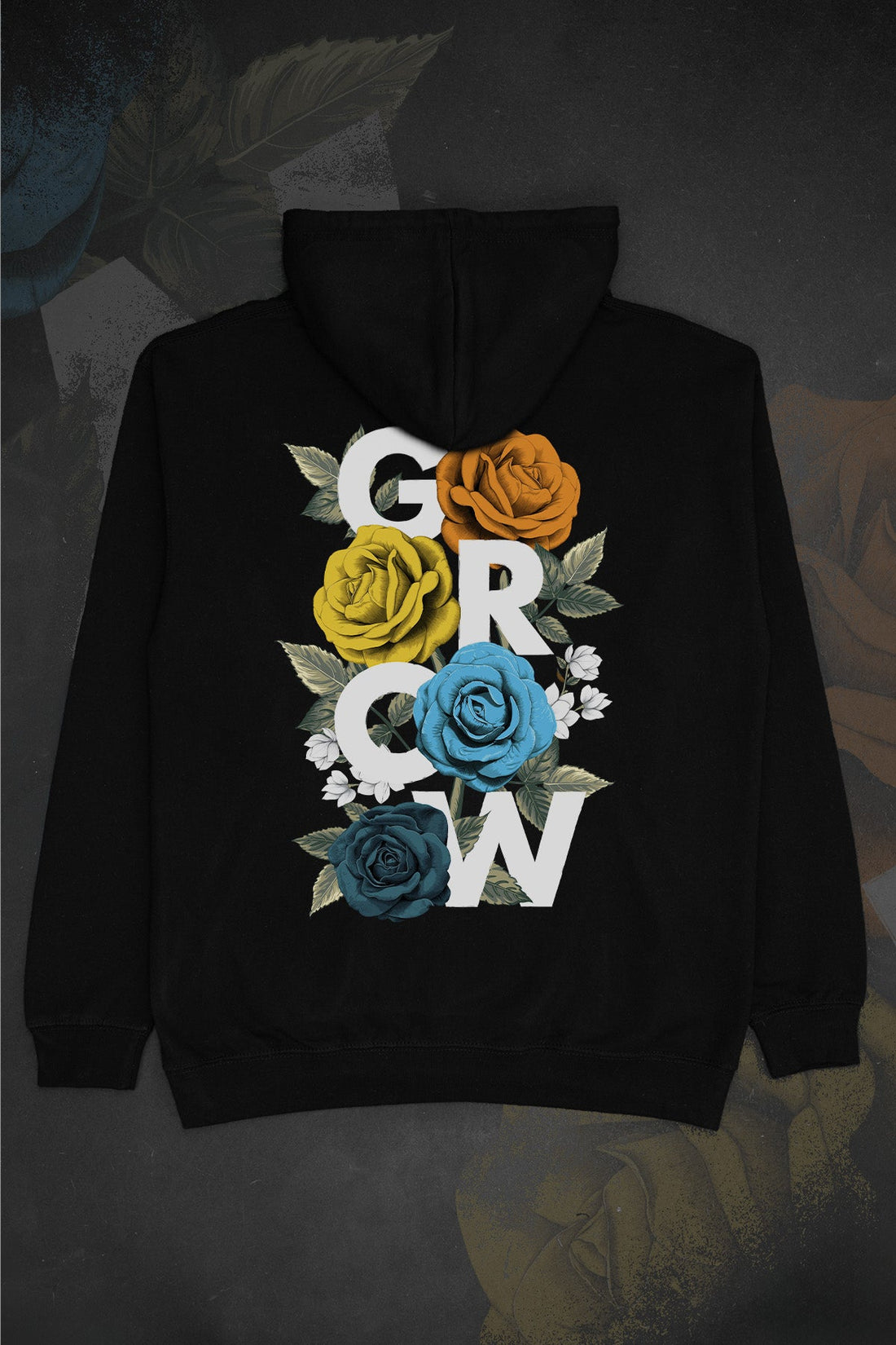 Floral Grow AroAce Hoodie