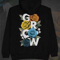 Floral Grow AroAce Hoodie