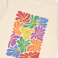 Funky Flowers Rainbow Tee