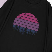 Retro Sunset Bisexual Sweat