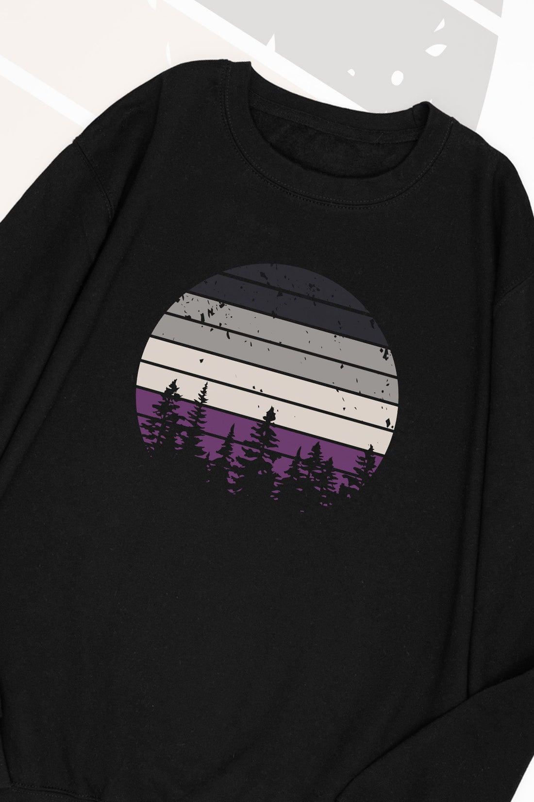 Retro Sunset Asexual Sweat