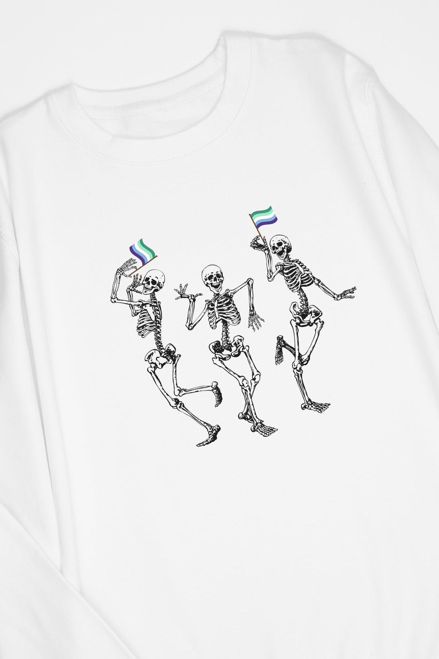 Dancing Skeletons Gay Sweat