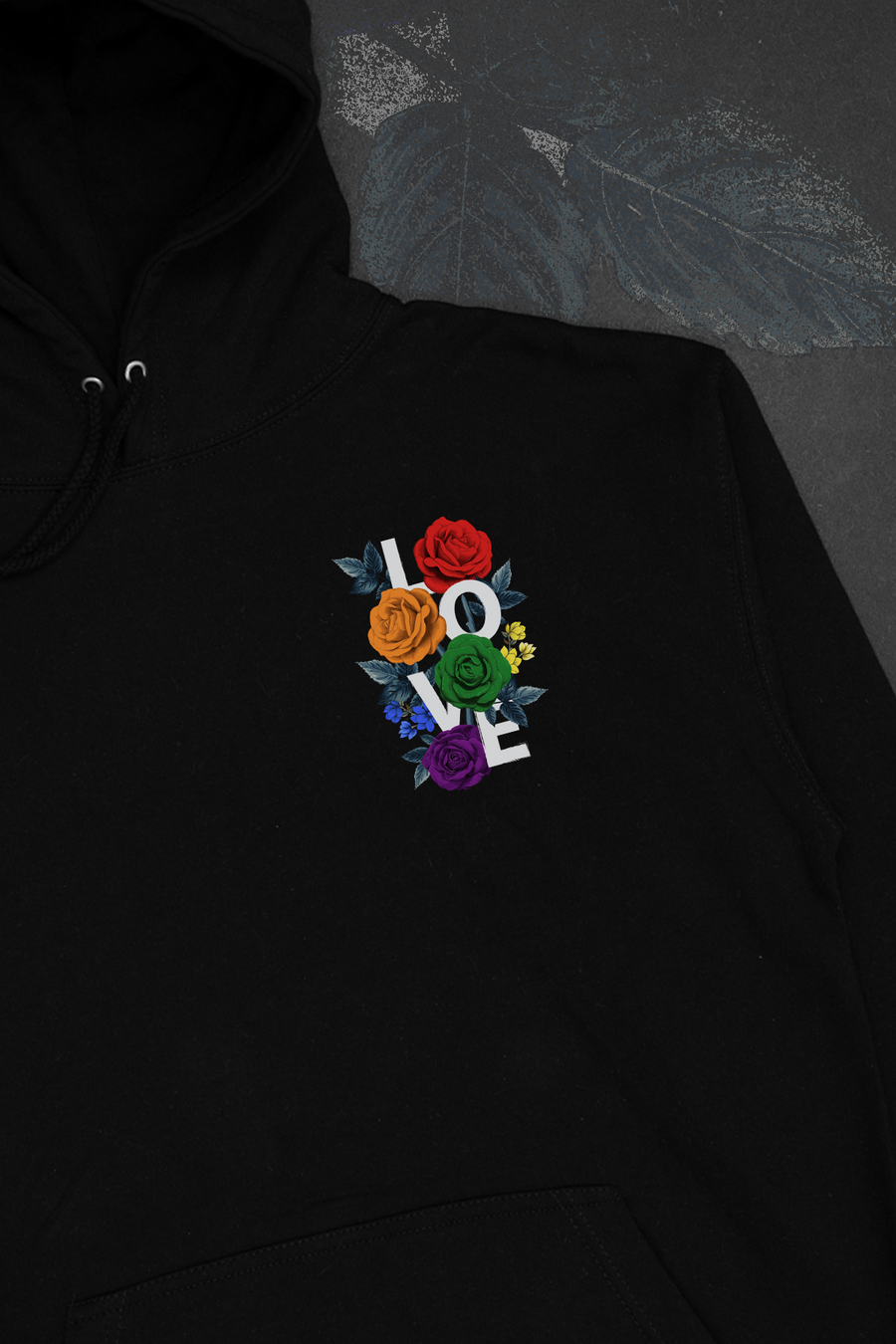 Floral Love Rainbow Hoodie