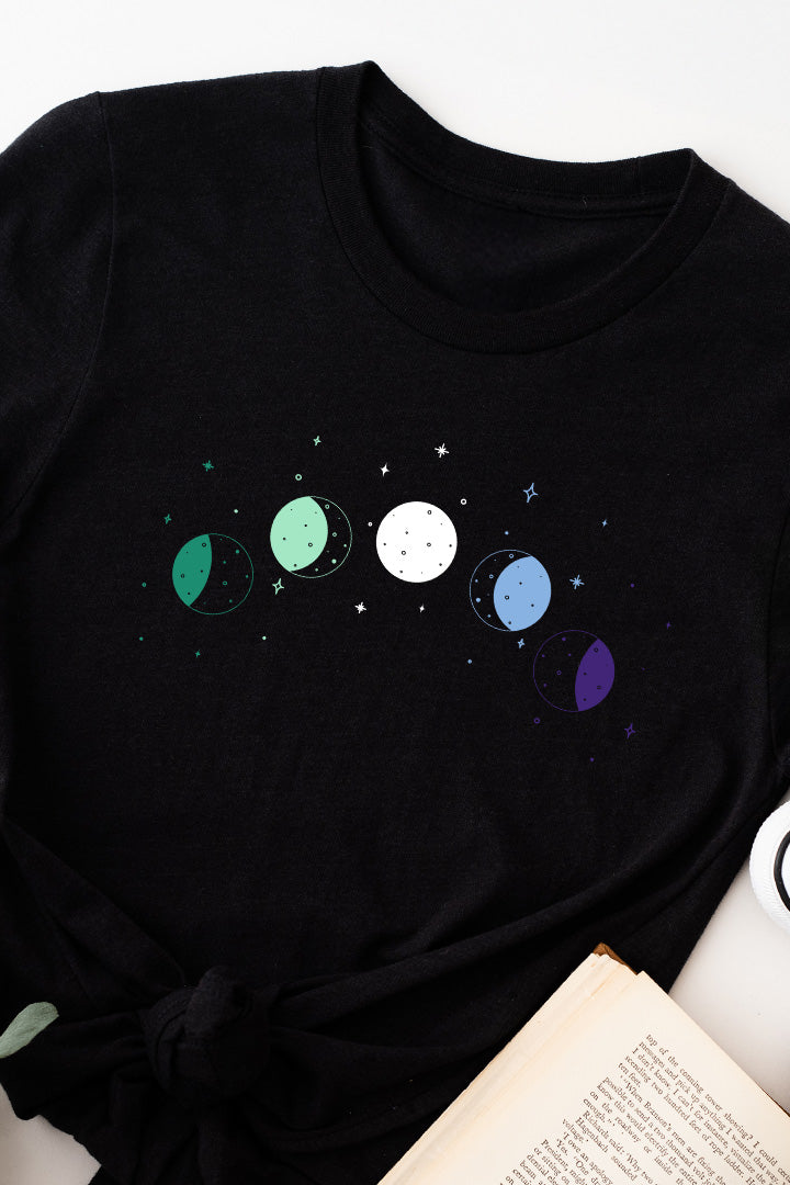 Celestial Moon Phase Gay Tee