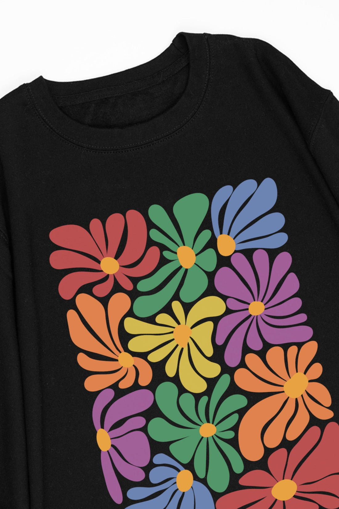 Funky Flowers Rainbow Sweat