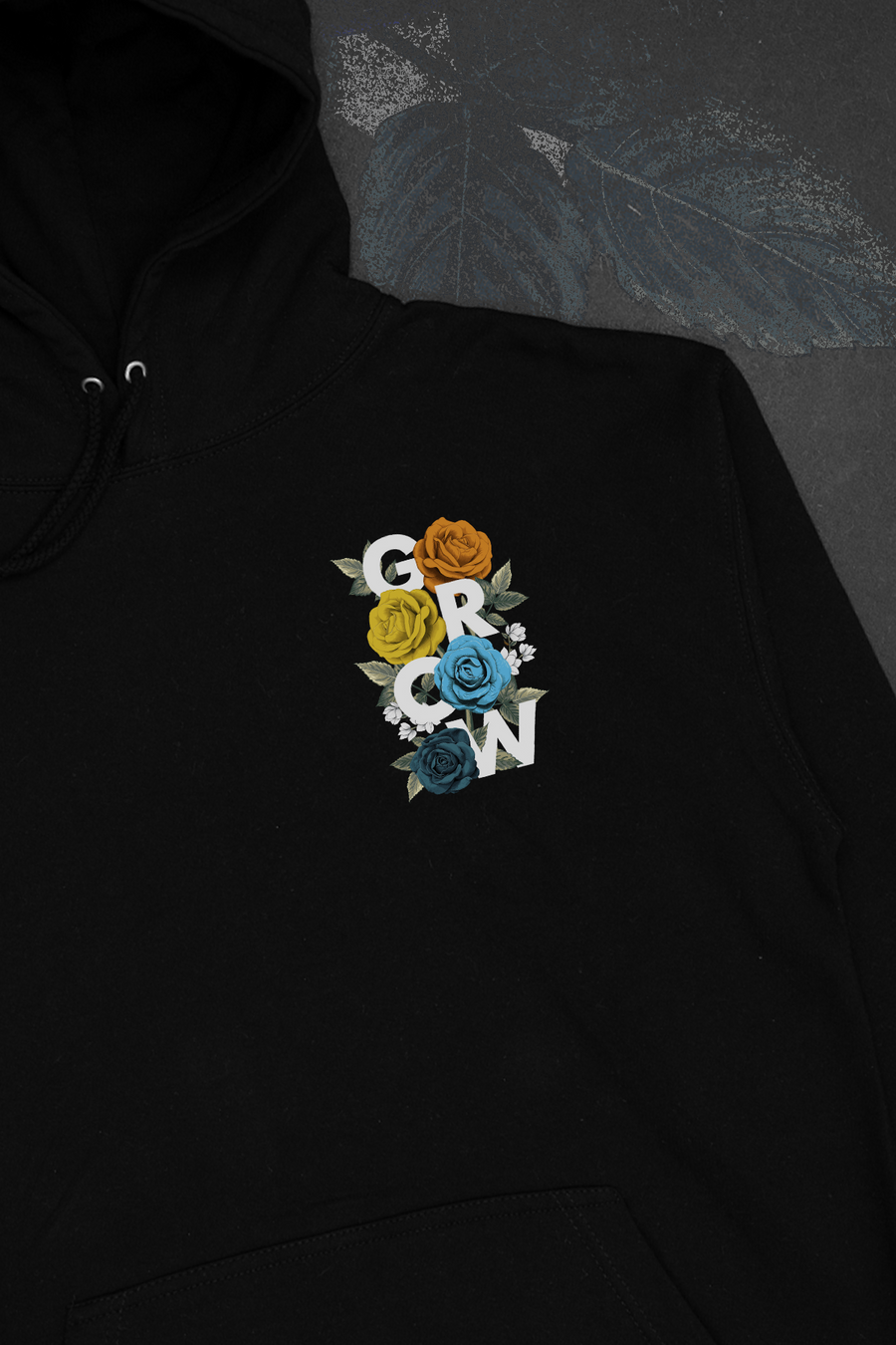 Floral Grow AroAce Hoodie