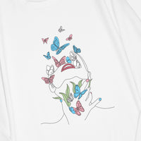 Butterfly Line Art Transgender Sweat