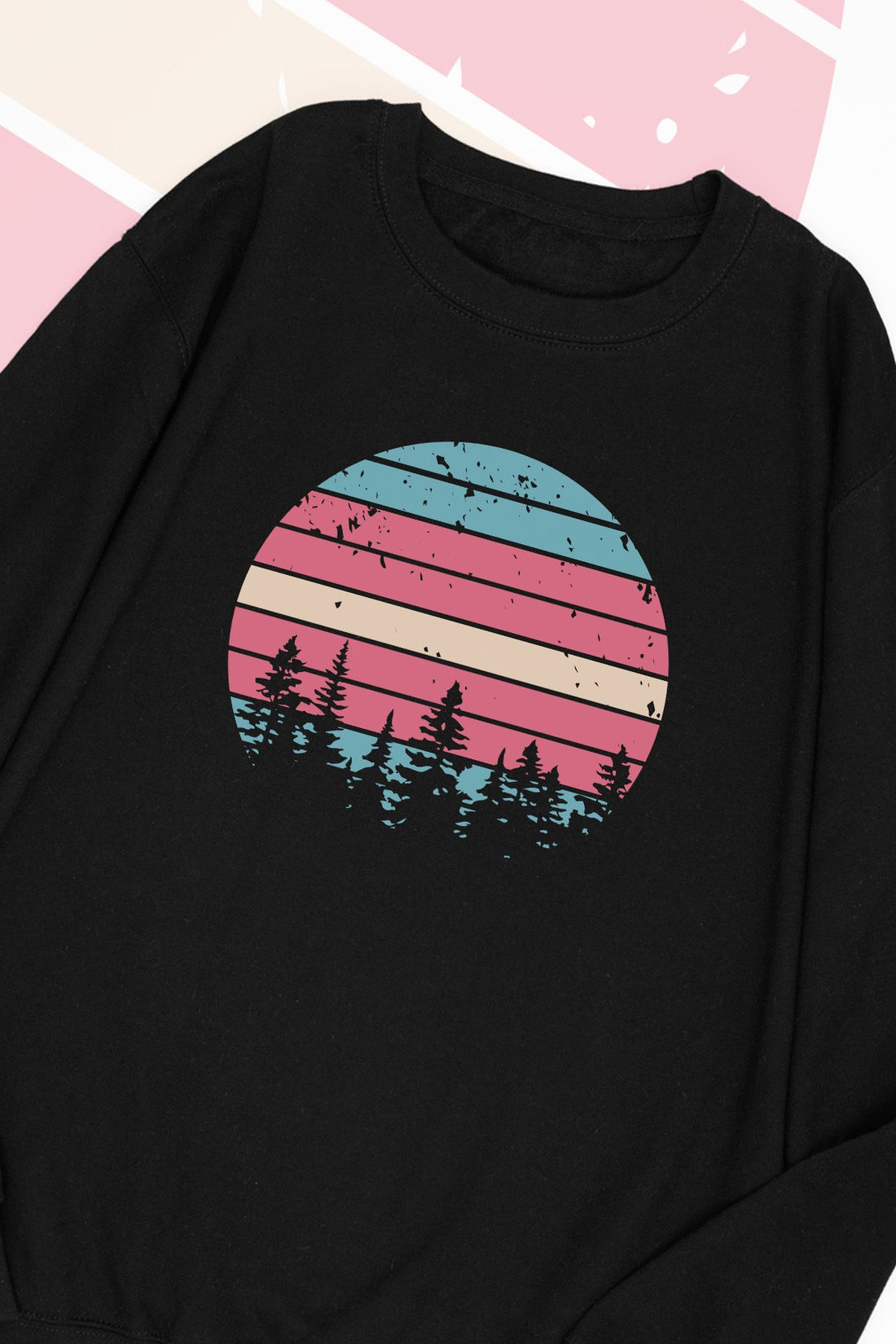 Retro Sunset Transgender Sweat