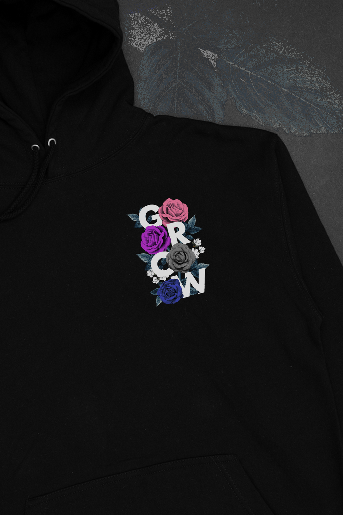 Floral Grow Gender Fluid Hoodie