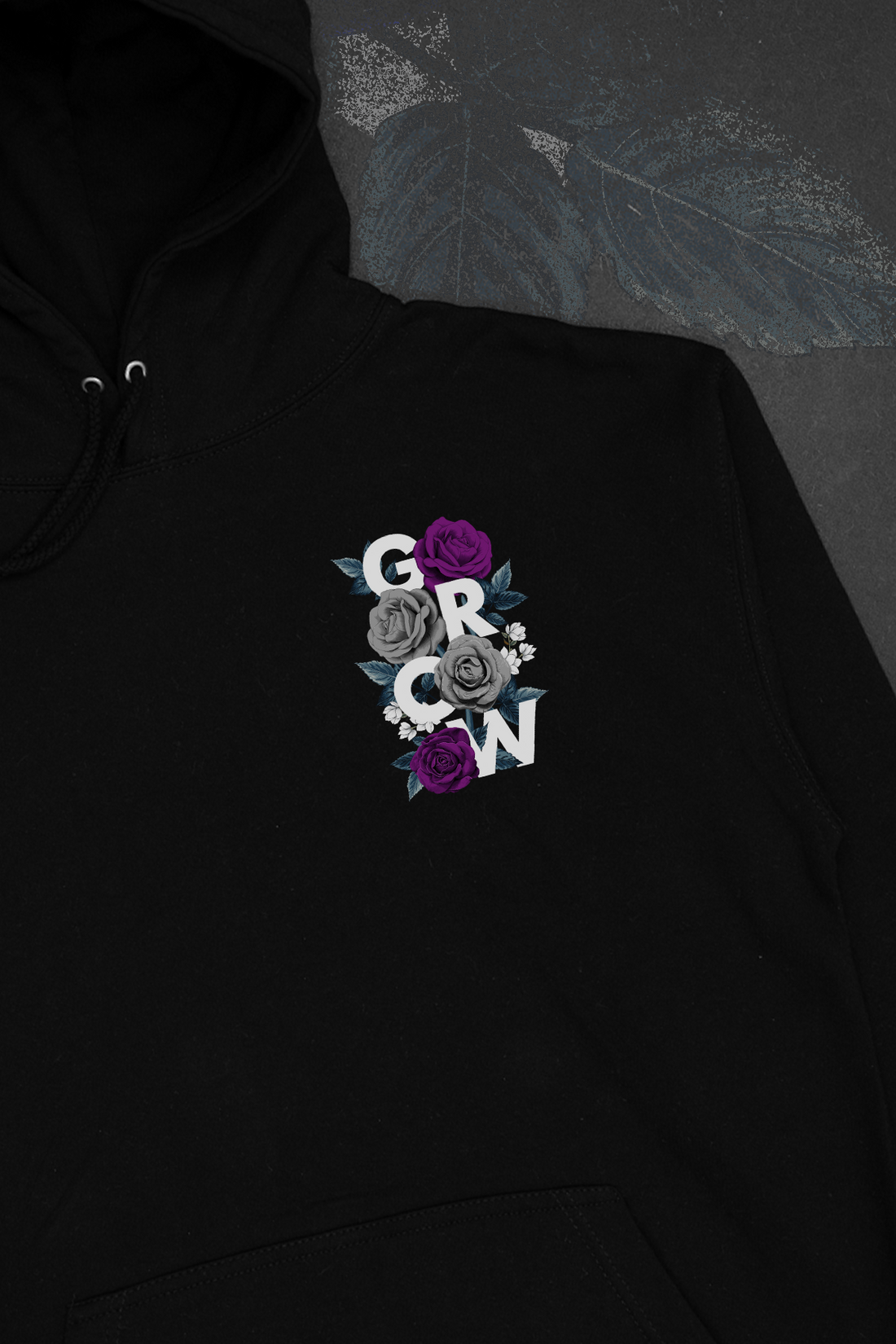 Floral Grow Asexual Hoodie