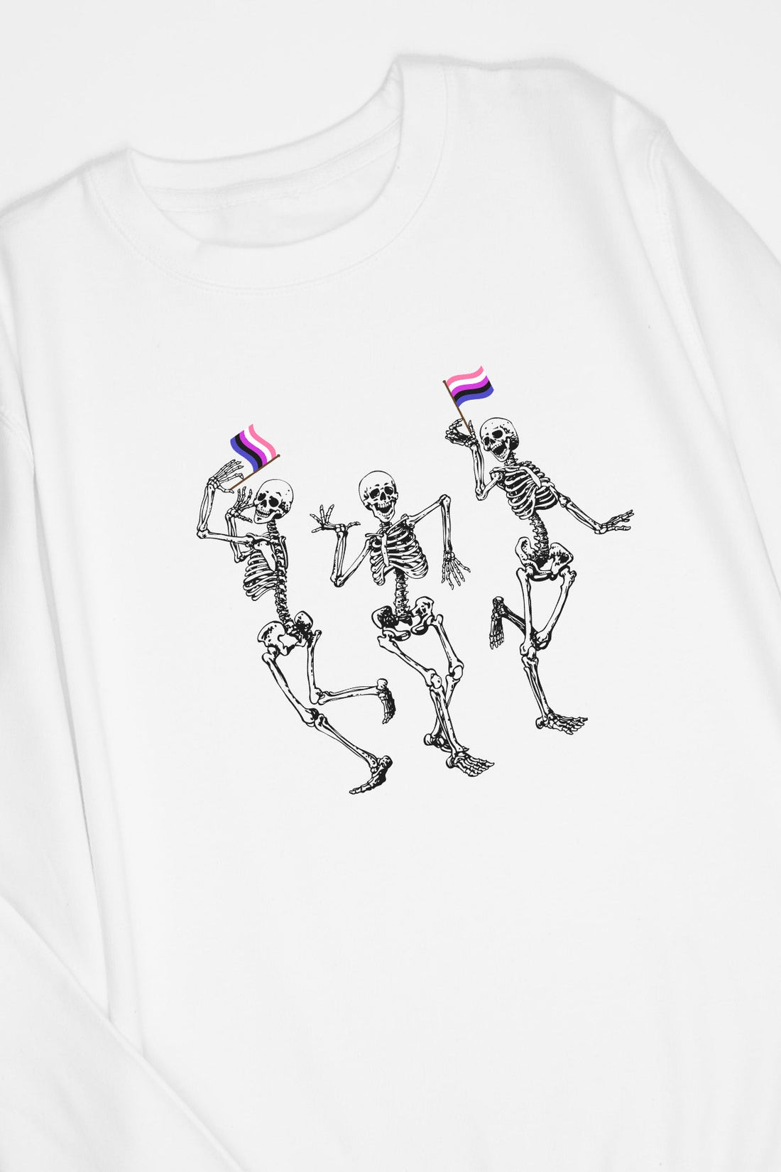 Dancing Skeletons Gender Fluid Sweat