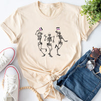 Dancing Skeletons Asexual Tee