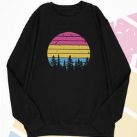 Retro Sunset Pansexual Sweat