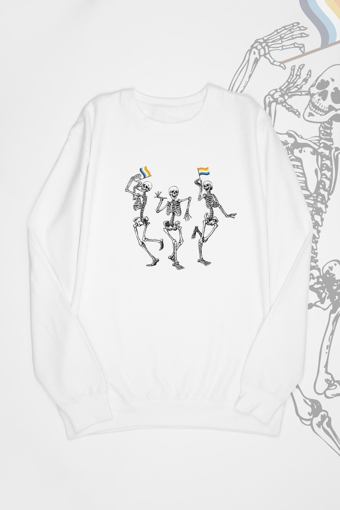 Dancing Skeletons AroAce Sweat