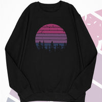 Retro Sunset Bisexual Sweat