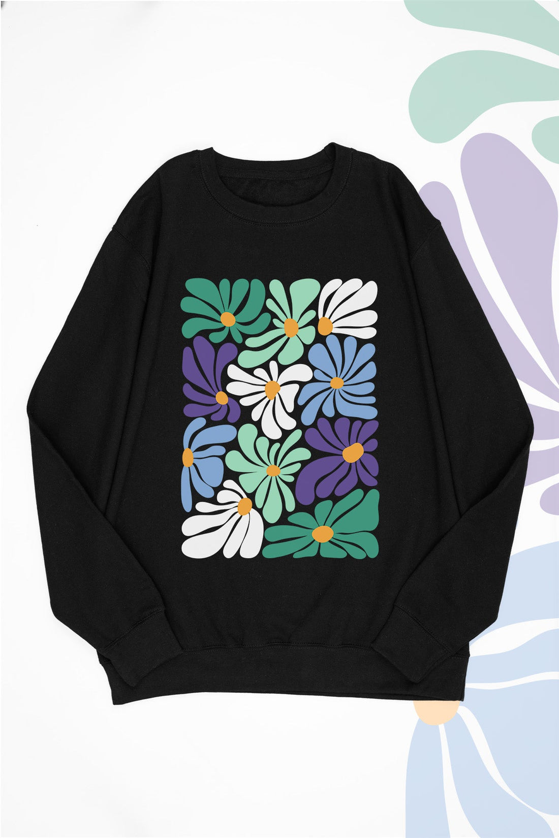 Funky Flowers Gay Sweat