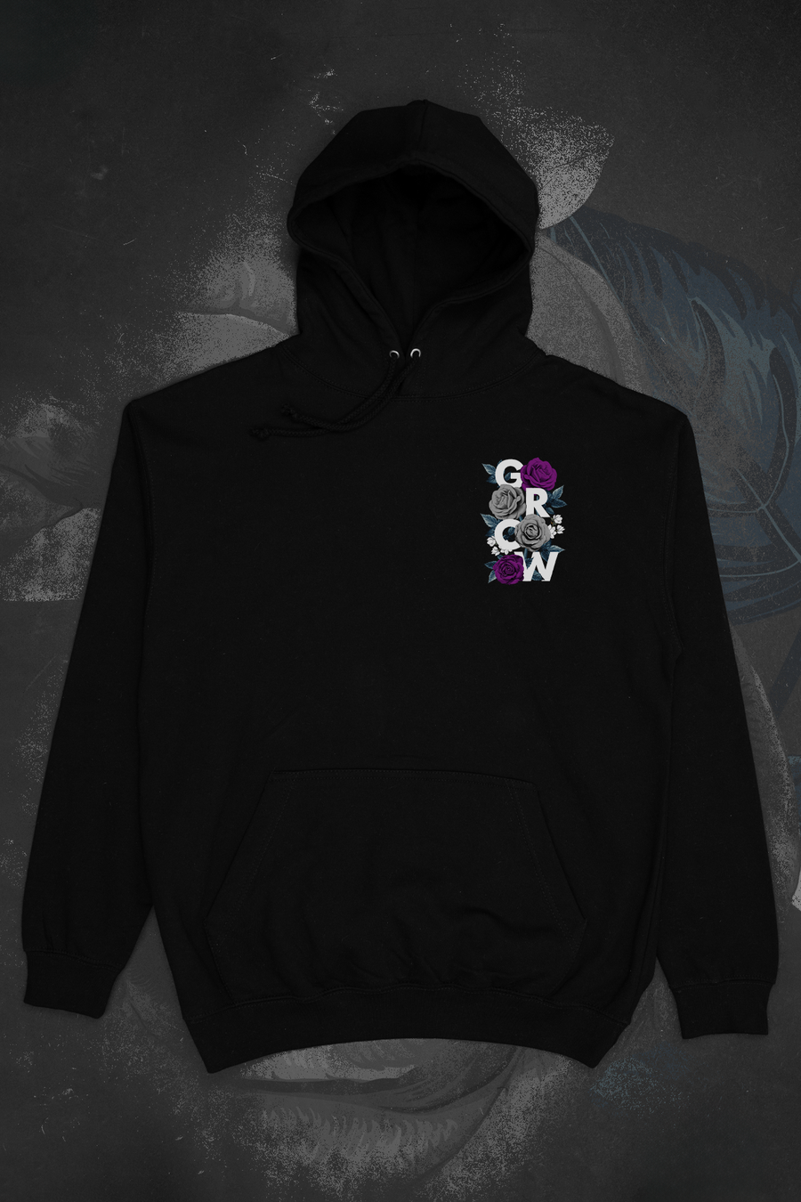 Floral Grow Asexual Hoodie