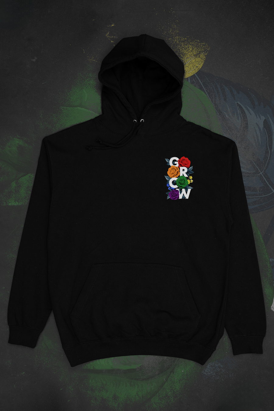 Floral Grow Rainbow Hoodie