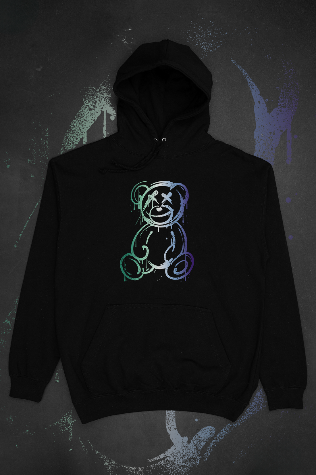 Graffiti Teddy Gay Hoodie