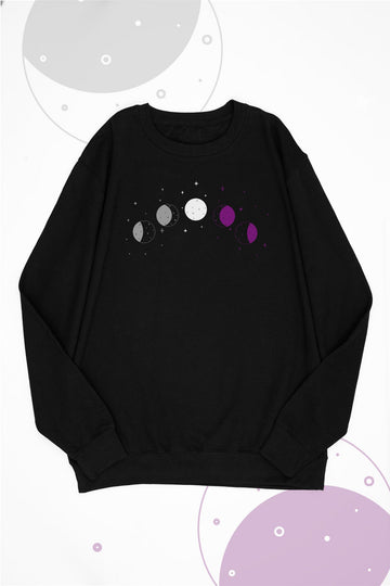 Celestial Moon Phase Asexual Sweat