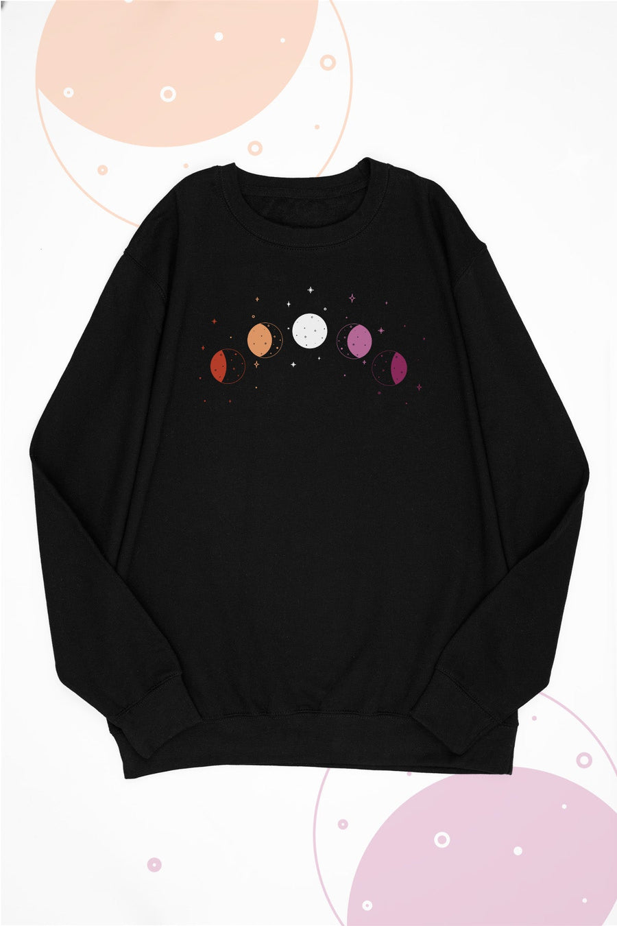 Celestial Moon Phase Lesbian Sweat