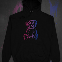 Graffiti Teddy Bisexual Hoodie