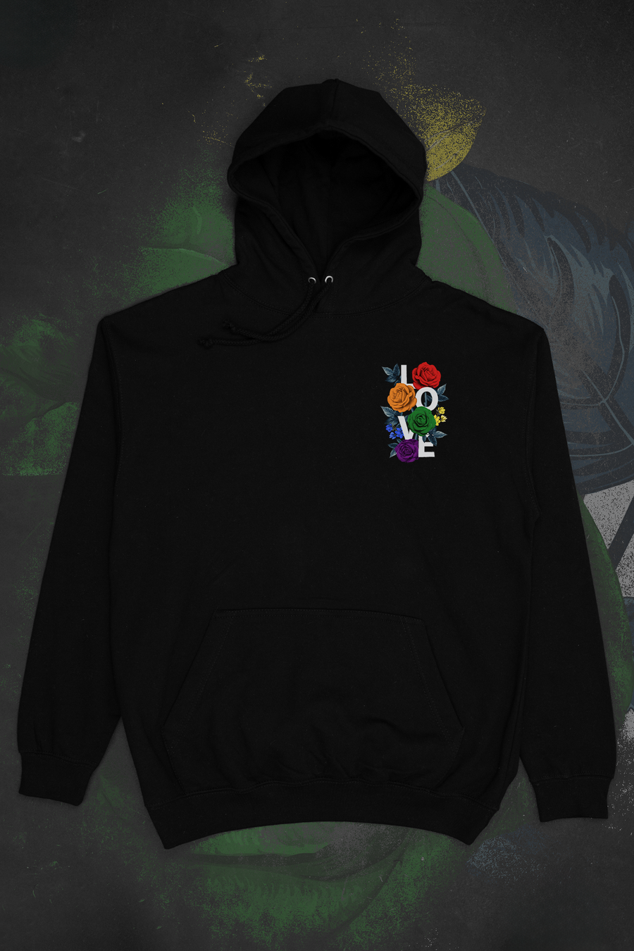 Floral Love Rainbow Hoodie