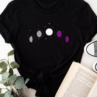 Celestial Moon Phase Asexual Tee