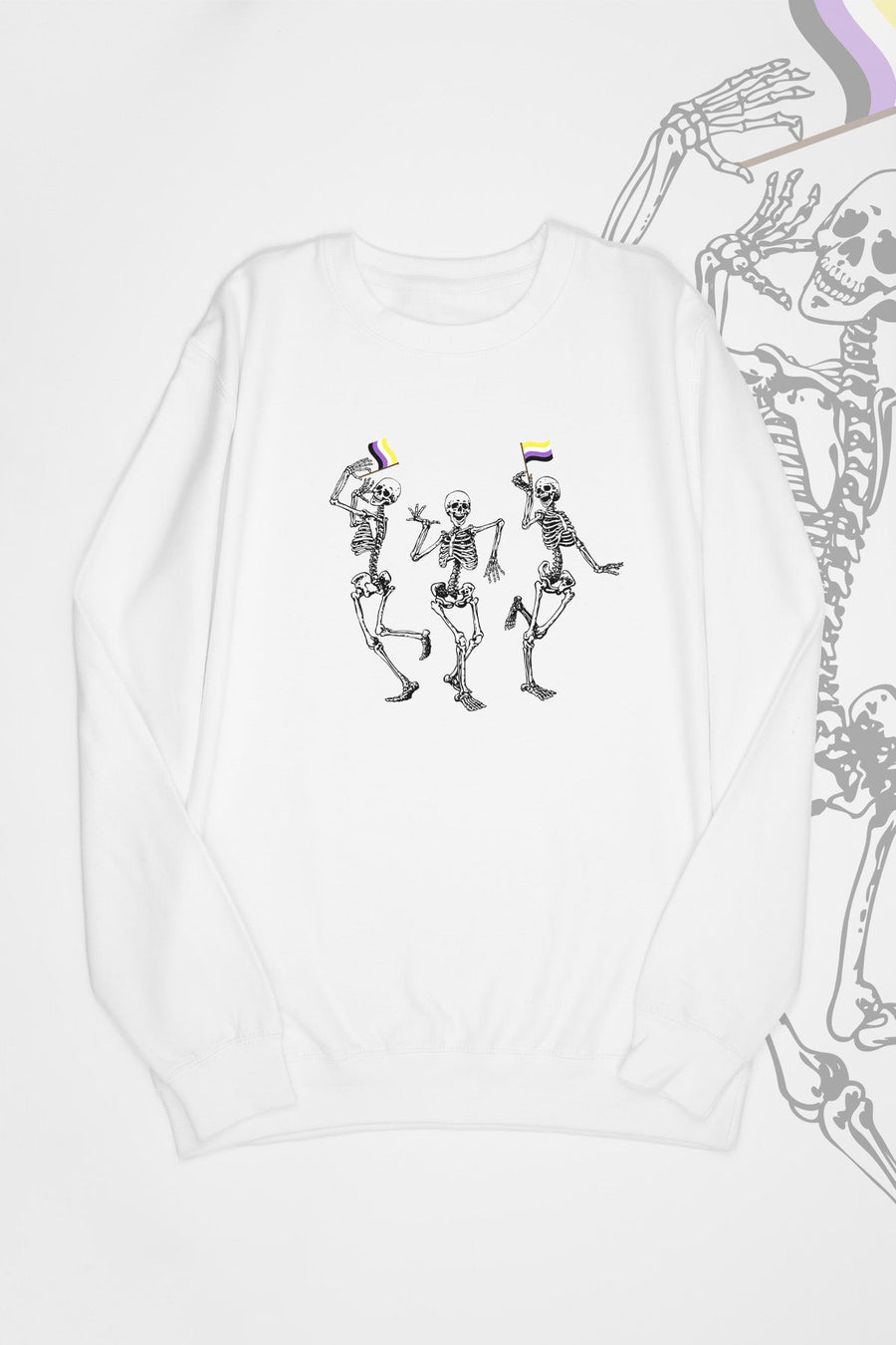 Dancing Skeletons Non-Binary Sweat