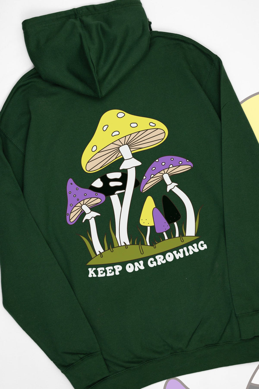 'Keep On Growing' Non-Binary Hoodie