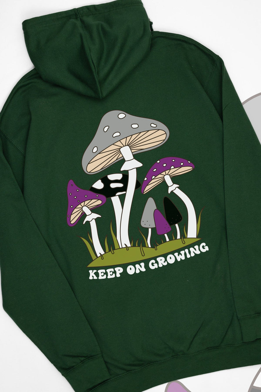 'Keep On Growing' Asexual Hoodie