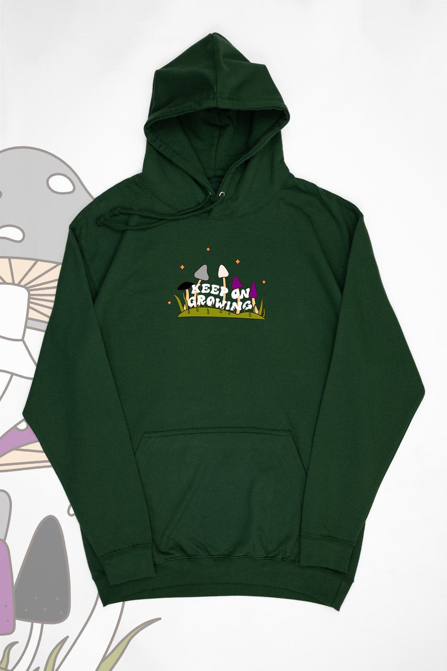 'Keep On Growing' Asexual Hoodie