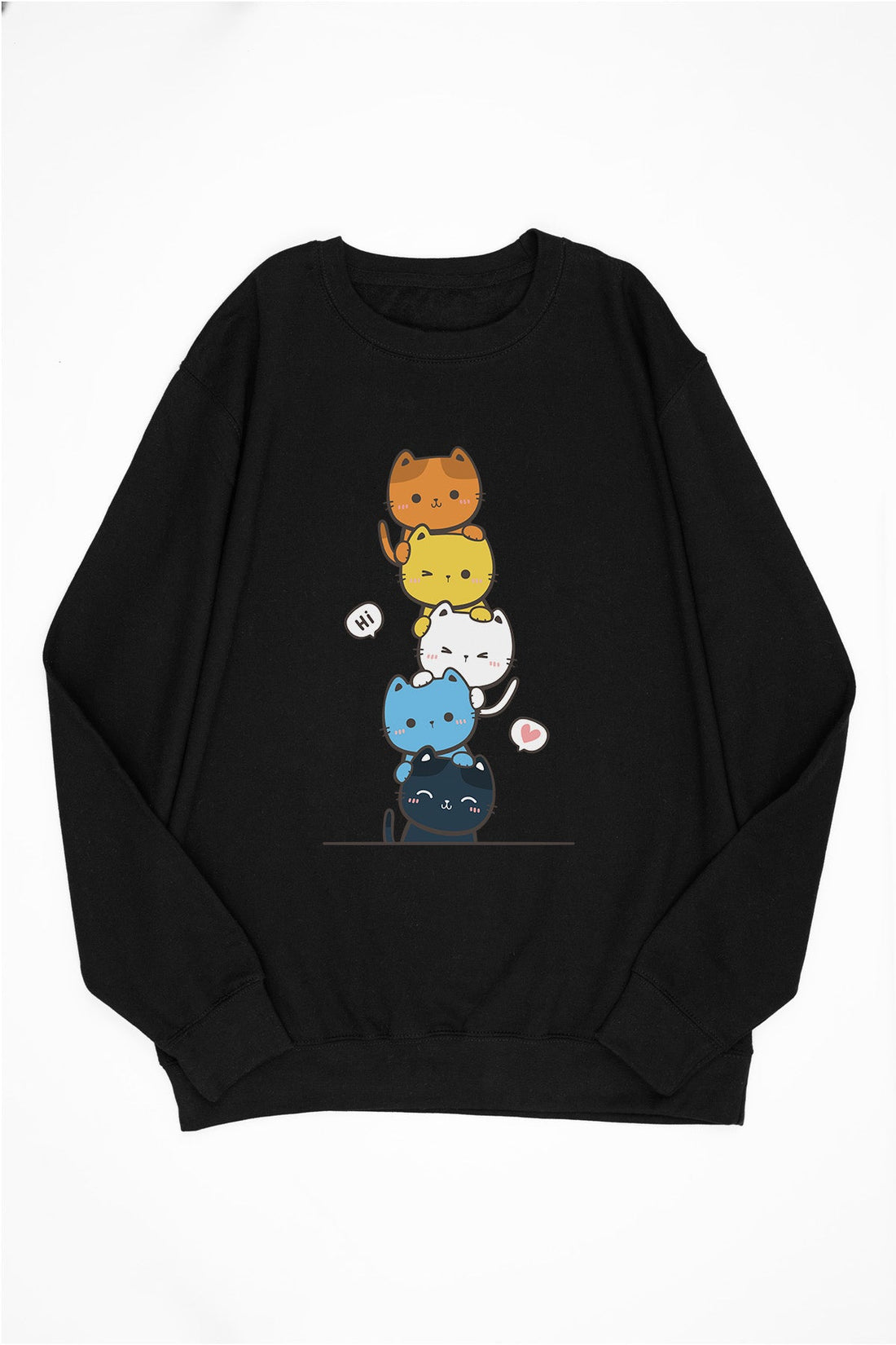 Kawaii Cat Pile AroAce Sweat