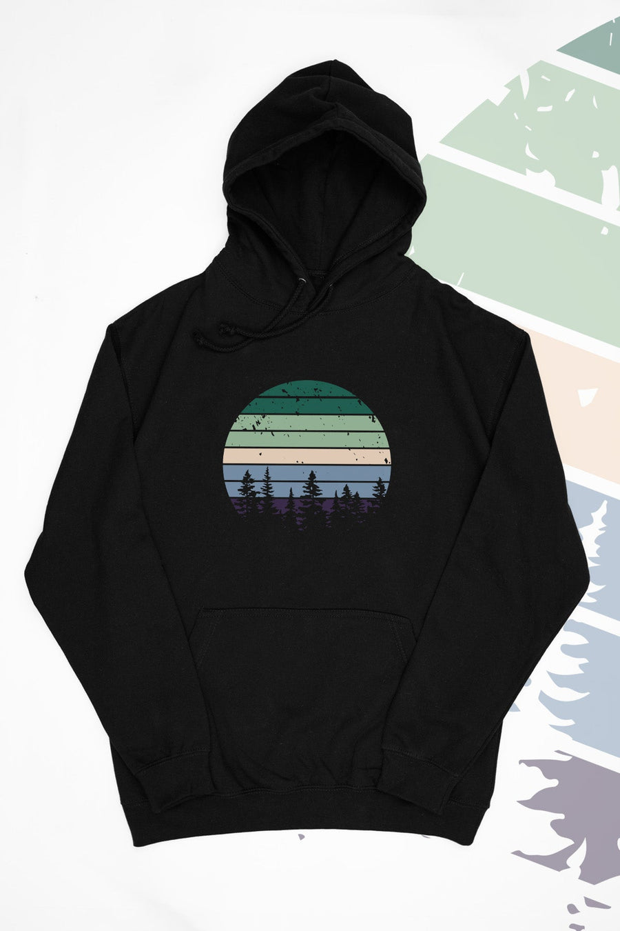 Retro Sunset Gay Hoodie