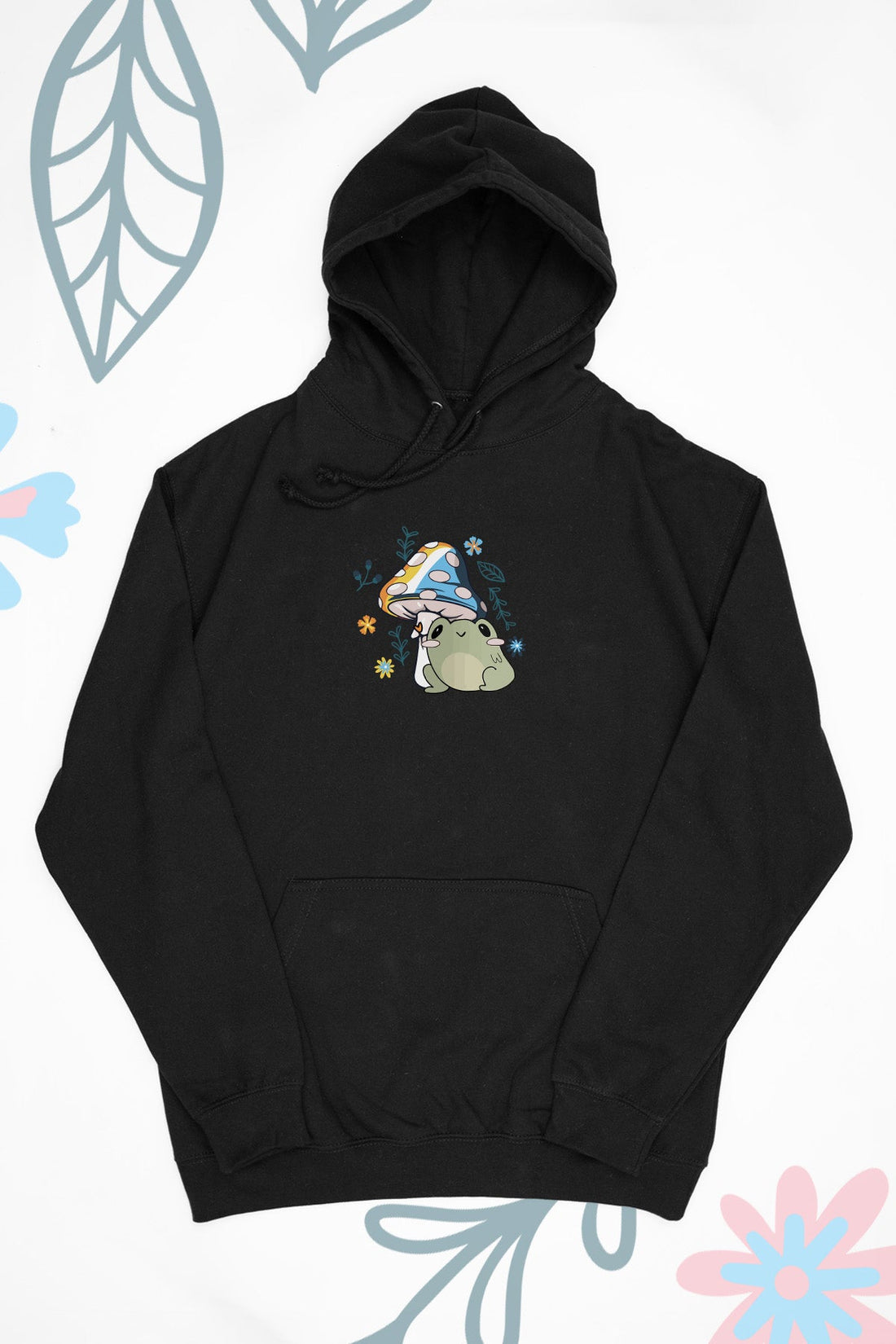 Frog & Mushroom AroAce Hoodie