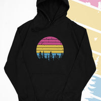 Retro Sunset Pansexual Hoodie