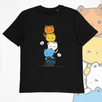 Kawaii Cat Pile AroAce Tee