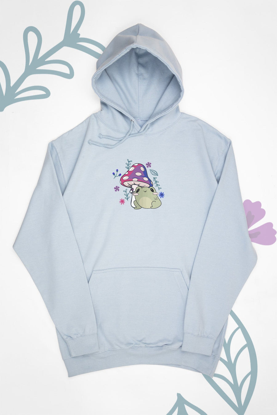 Frog & Mushroom Bisexual Hoodie