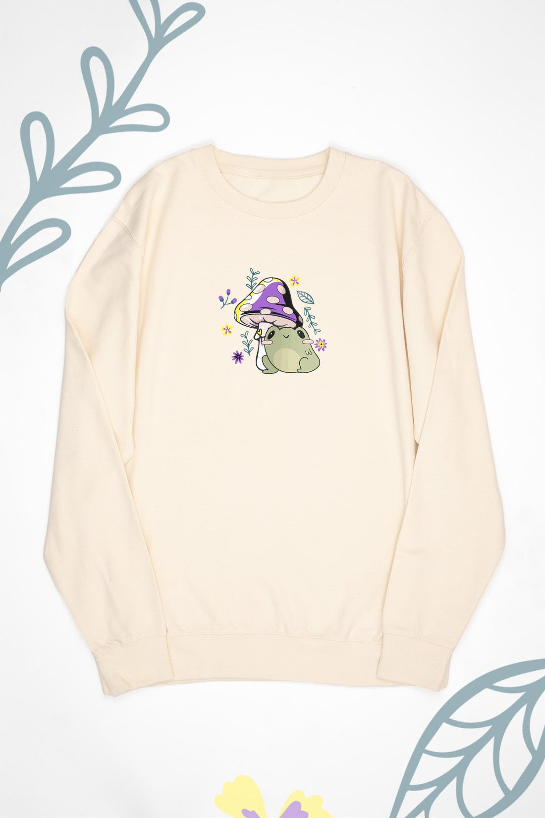 Frog & Mushroom Non-Binary Sweat