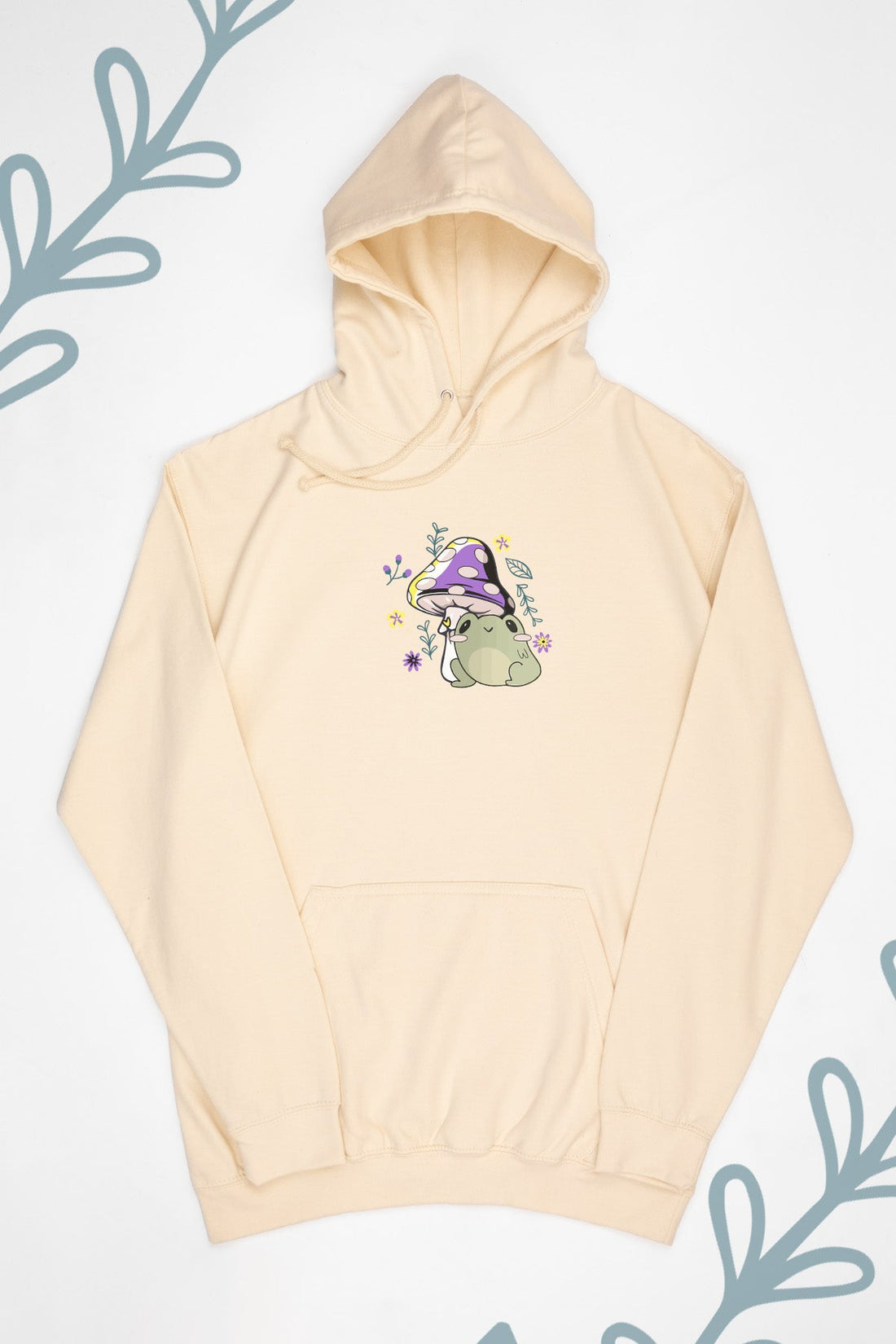 Frog & Mushroom Non-Binary Hoodie