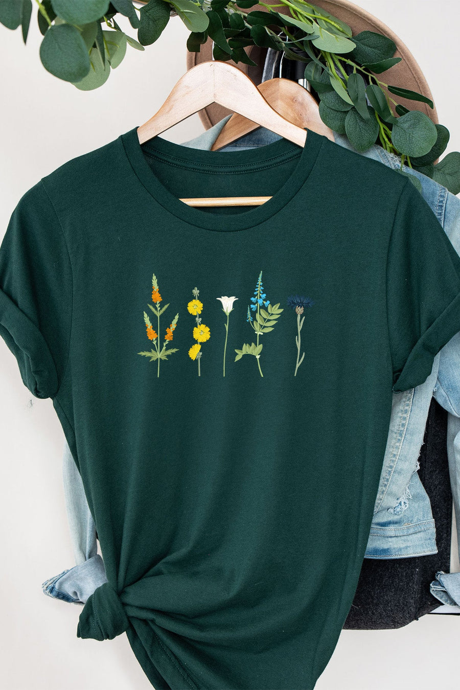 Wildflowers AroAce Tee