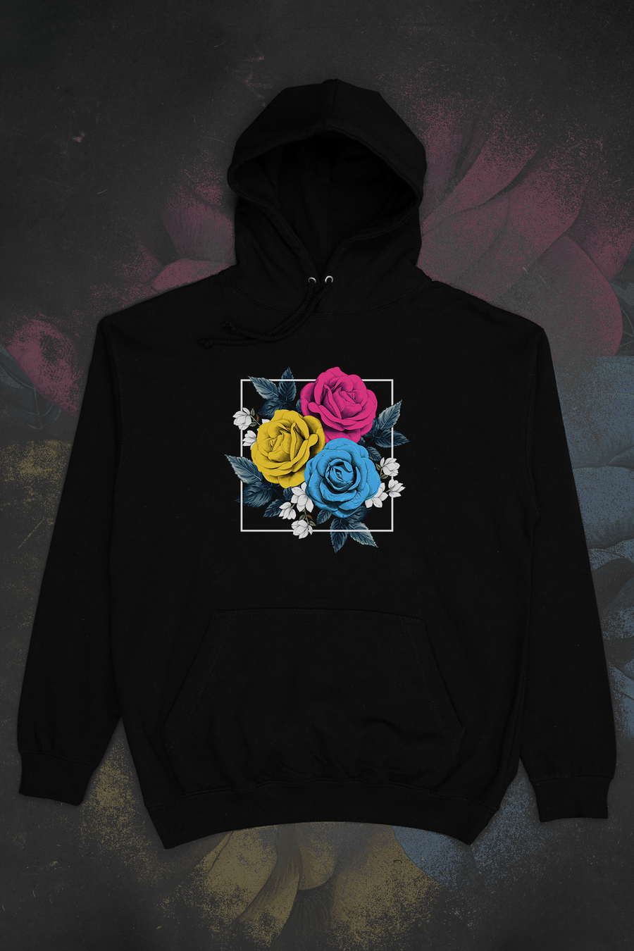 Framed Florals Pansexual Hoodie