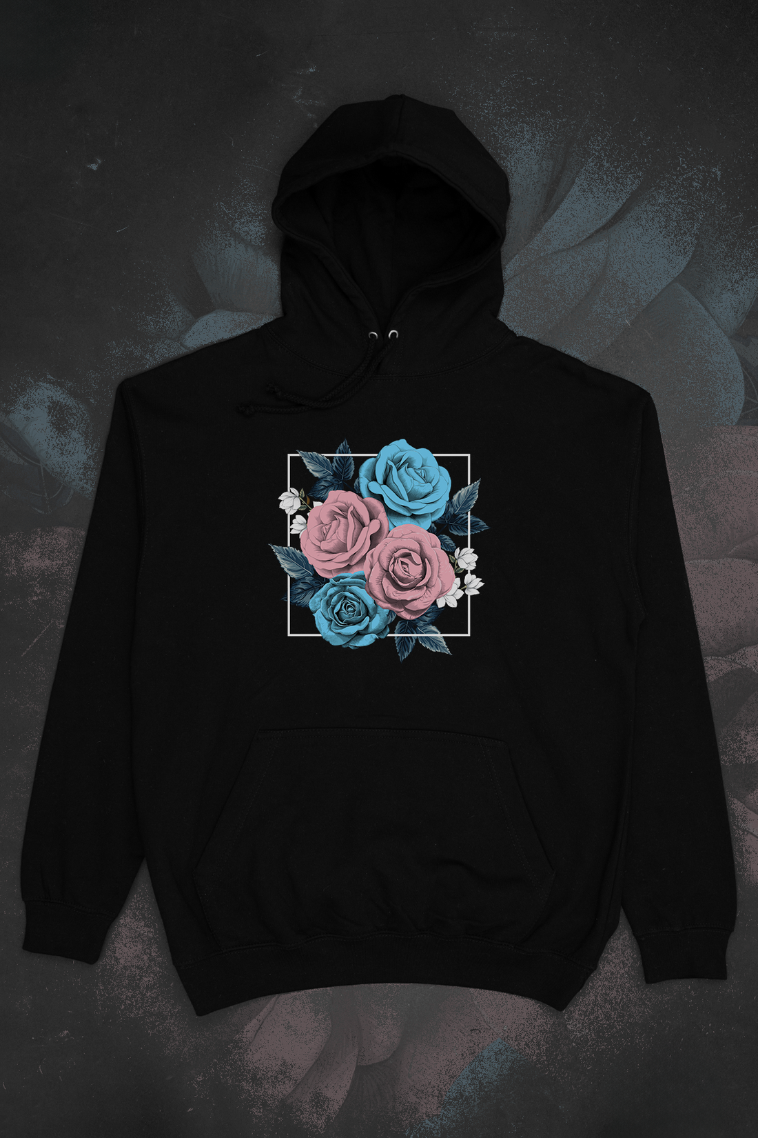 Framed Florals Transgender Hoodie