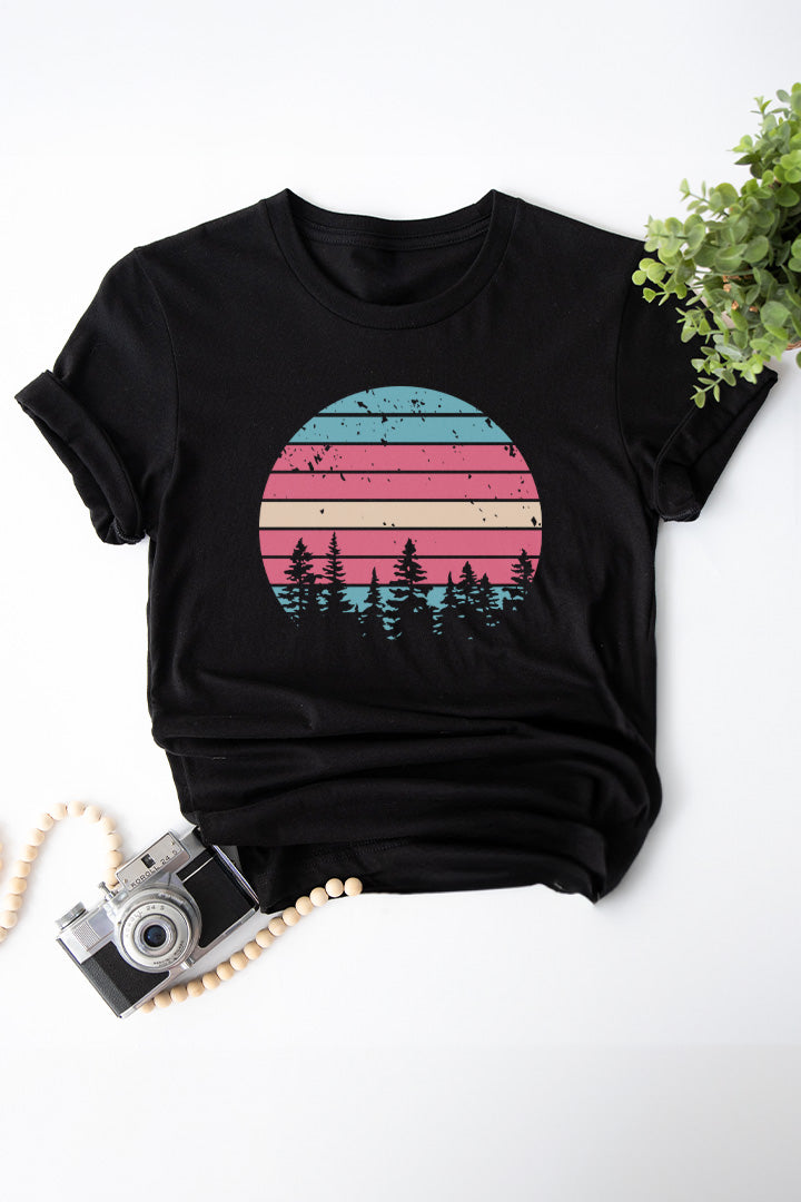 Retro Sunset Transgender Tee