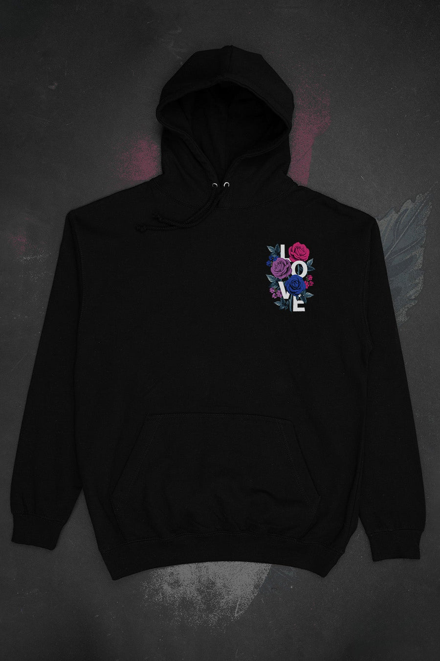 Floral Love Bisexual Hoodie