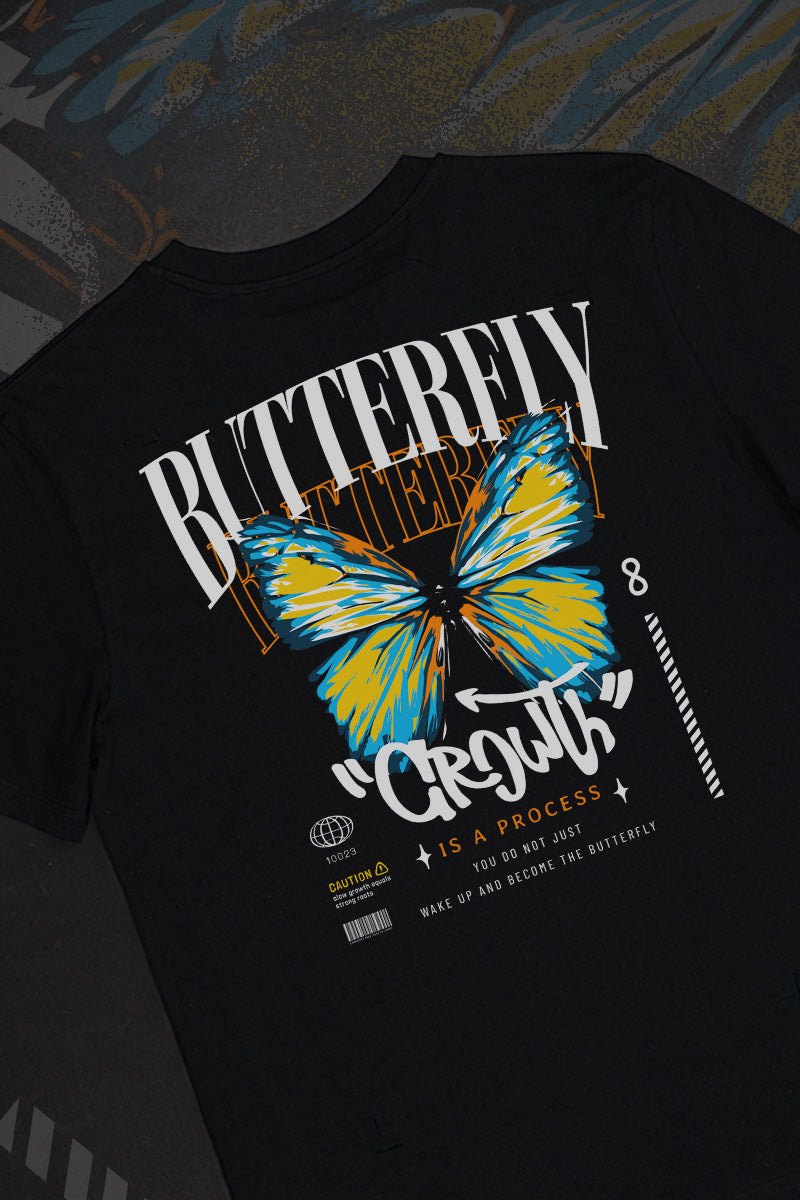 Butterfly "Growth" AroAce Tee