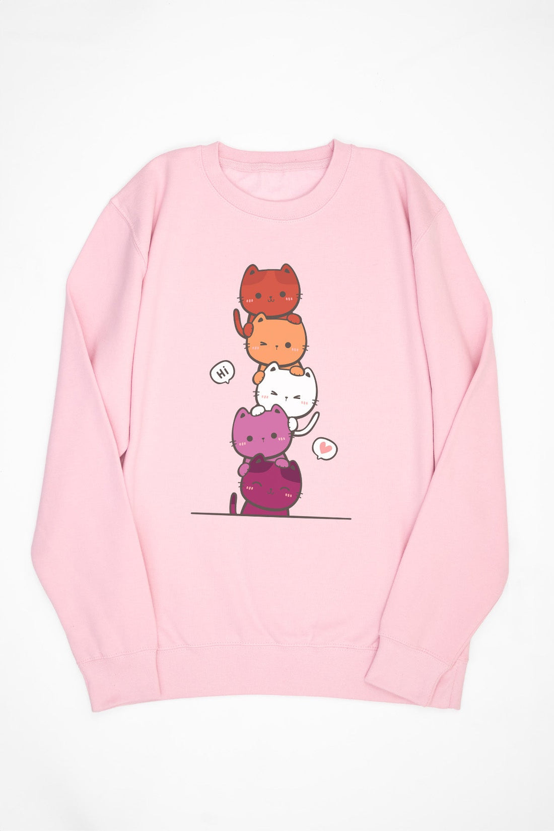 Kawaii Cat Pile Lesbian Sweat